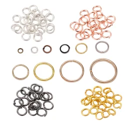 100-200Pcs/Lot  Open Jump Rings 4 5 6 8 10 mm Loops Split Rings Crafts Bracelet Connectors For DIY Jewelry Making Accessories