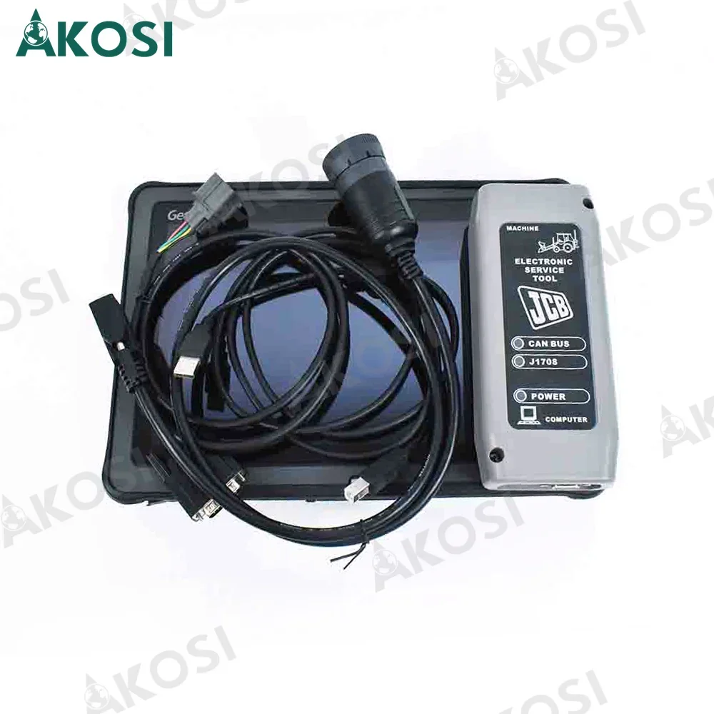 Heavy duty truck Excavator Diesel Engine diagnostic scanner equipment JCB diagnostic JCB Service Master with Getac F110 Tablet