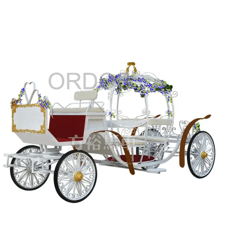

Chinese horse carriage pumpkin style carriage for wedding