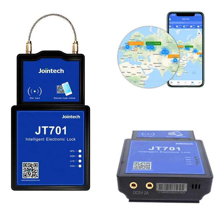 

Jointech JT701 Electronic Lock E-Seal for Container Truck Trailer with Android App Tracking 1 Year Warranty Waterproof