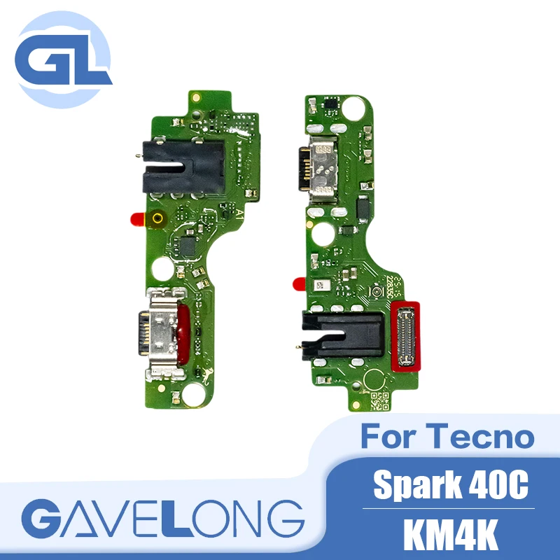 Mobile Phone Flex Cable Charging Port Board Charger Board Port For Tecno Spark 40C