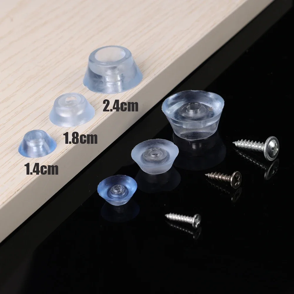 Antiderrapante Silicone Glider Móveis Pés Pads, Prego no Protetor, Mesa e Cadeiras, Proteja Mat, 20 pcs, 4pcs