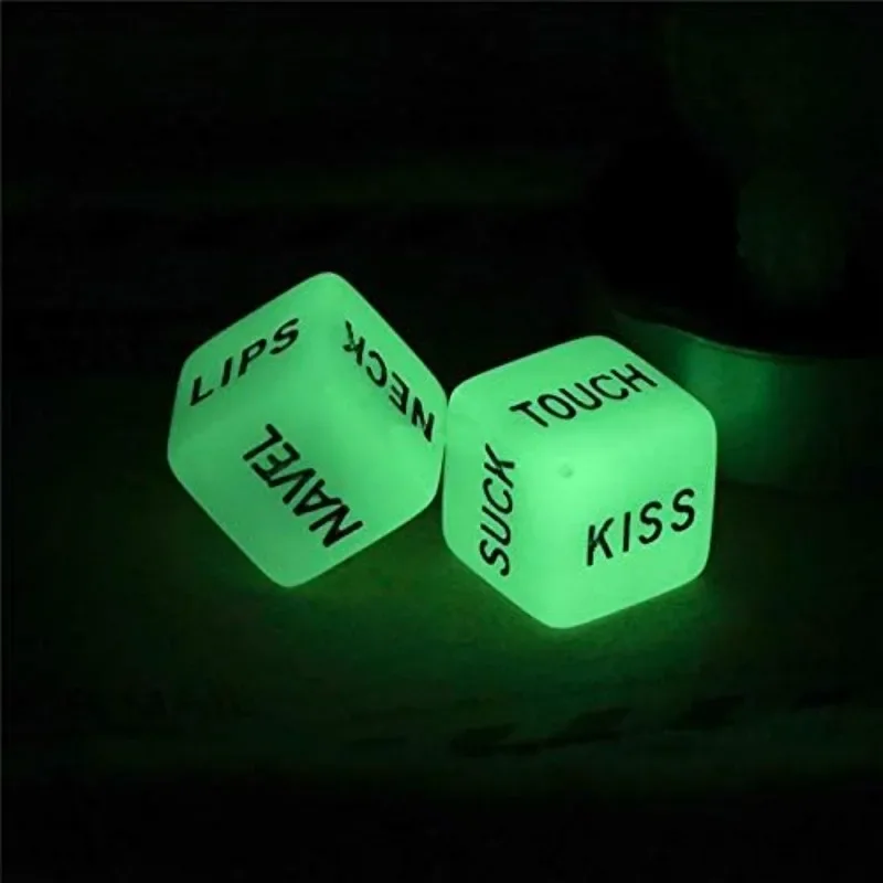 Led Party Decorations Festival Glow-in-the-dark Wedding Acrylic Plastic Halloween Decoration Games Luminous Cosplay Dice Home