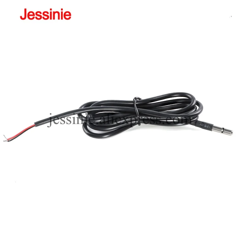 DHT11 Temperature Humidity Sensor Single Bus Waterproof Stainless Steel Module Probe Cable 3 Wire System