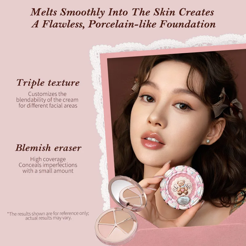 [NOWOŚĆ] Paleta Korektorów Flower Knows The Sweetie Bear Collection, 4 kolory