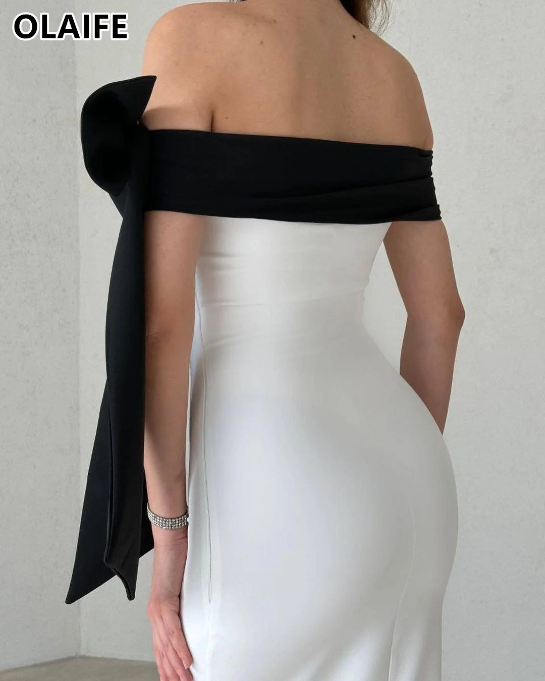 Vestido de noche de sirena para mujer, vestido de graduación corto, elegante, 2024