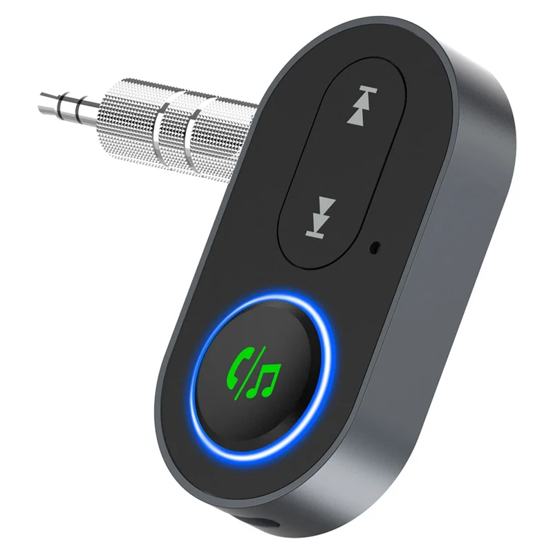 Receptor de áudio sem fio Bluetooth 5.0 Aux Car Handsfree Calling Adaptador Bluetooth Adaptador AUX de áudio de 3,5 mm