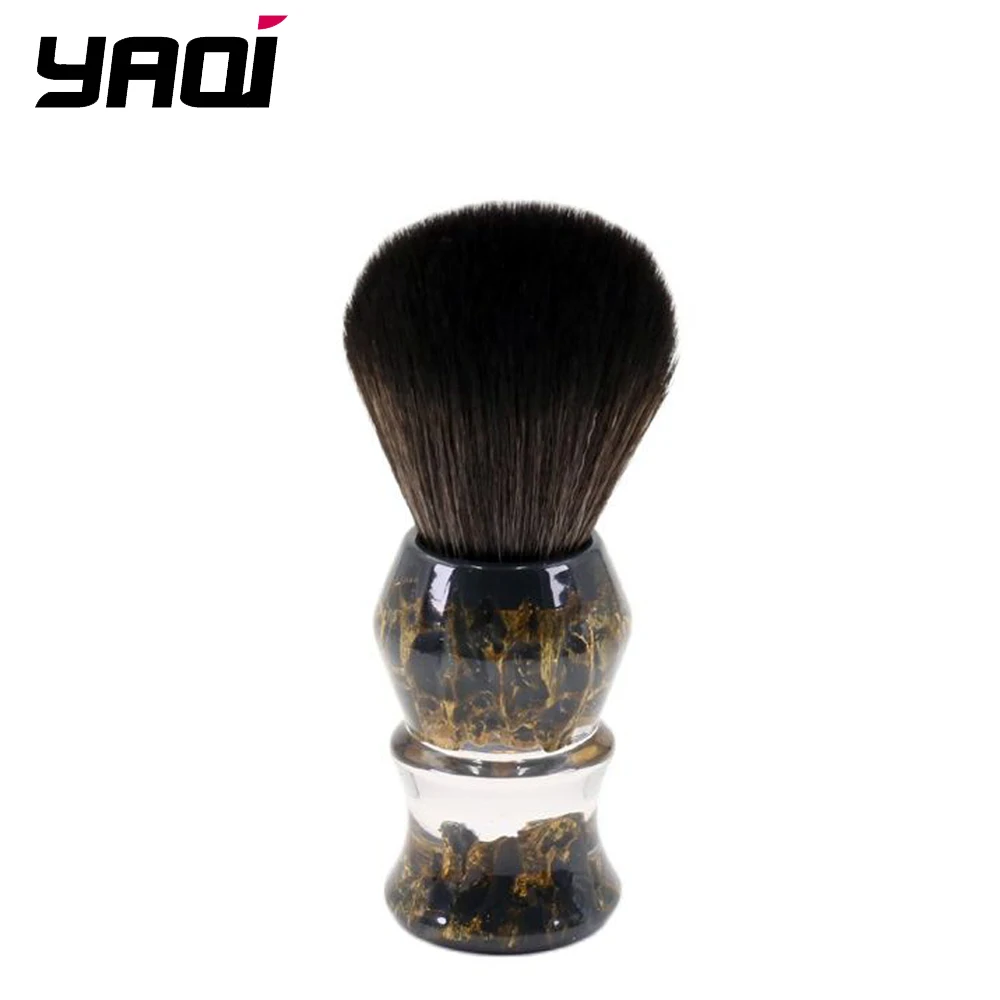 YAQI DEEP STONES 24mm Synthetic Hair Resin Handle Men Wet Shaving Brush