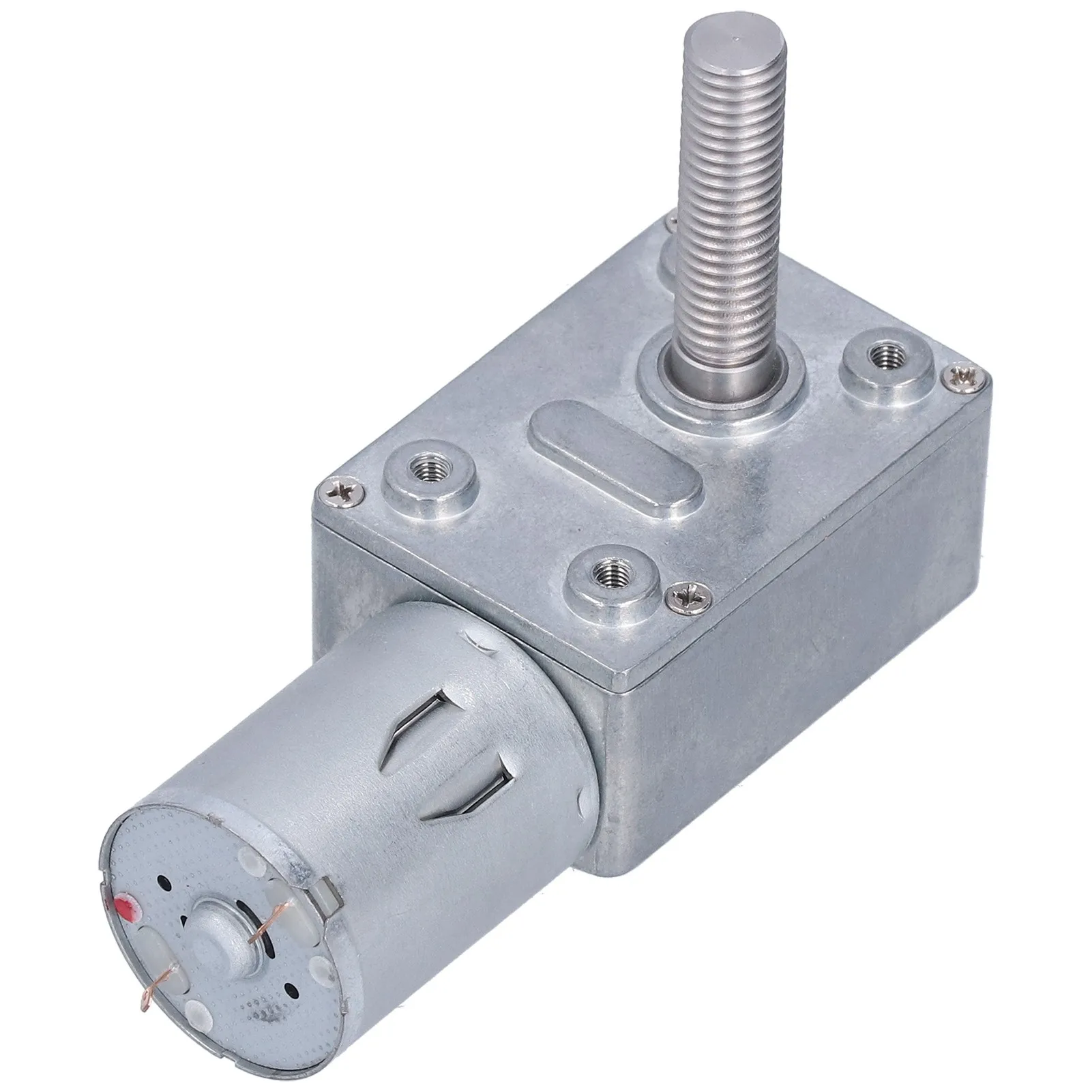 

Worm Gear Motor Silent Durable Wearproof Rustproof High Thermal Conductivity Low Corrosion Resistant Low Speed Gear ReducerDC6V