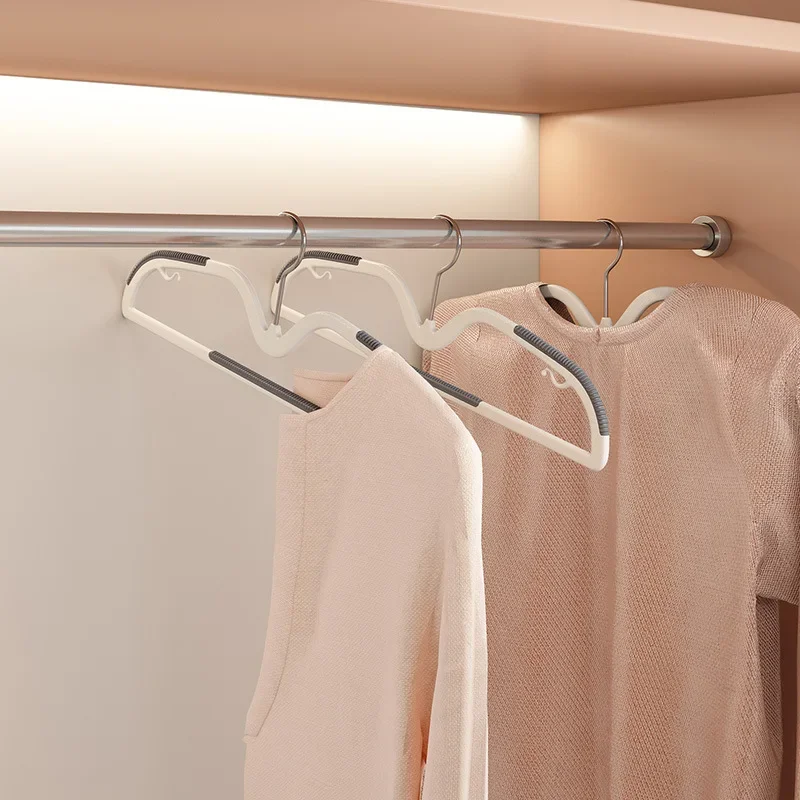 10/20PCS Ultra-thin Space-Saving Hangers Durable Clothing Rack with Swivel Hook for Sweater Shirts Lightweight Clothes Organizer 5