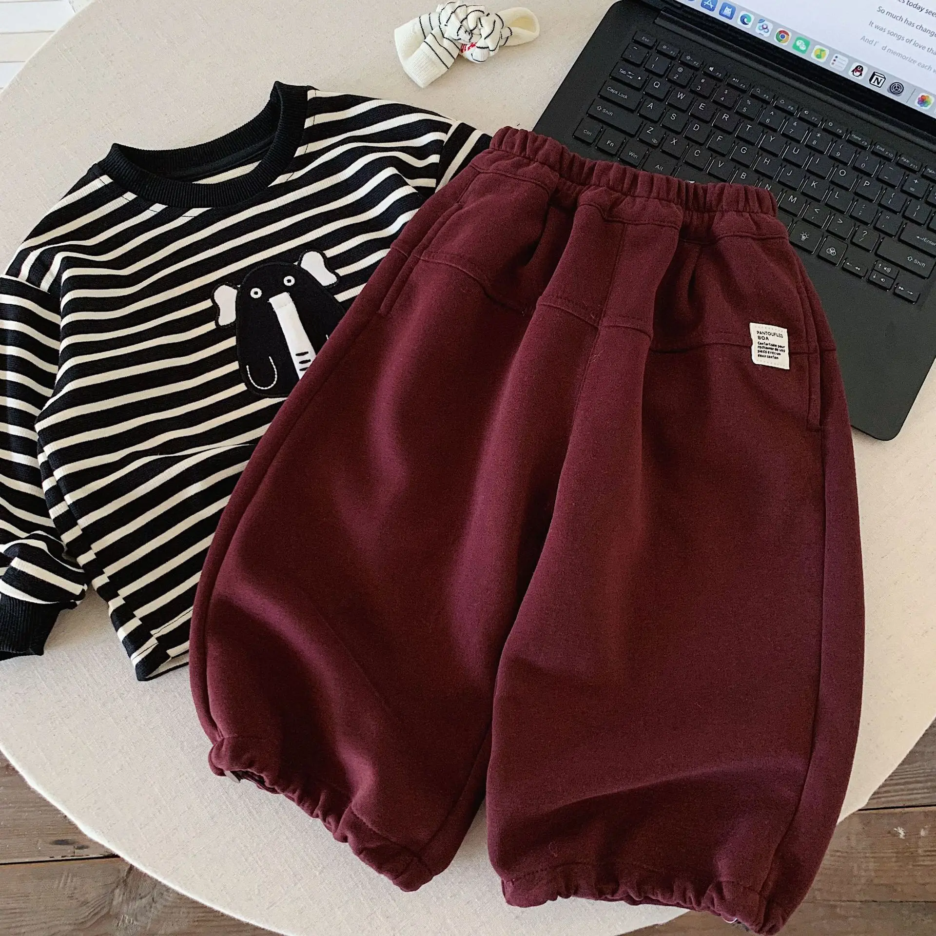 Boys' Pants 2026 Spring and Autumn New Korean Version Children's Loose and Casual Ankle Binding Boys' Pants