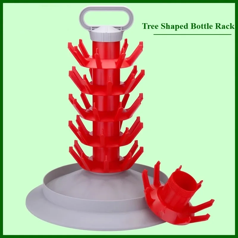 Tree Shaped Bottle Control Device, Wine Bottle Drain Device, Bottle Washing and Control Rack, Grape Wine Bottle, Beer Bottle Hol
