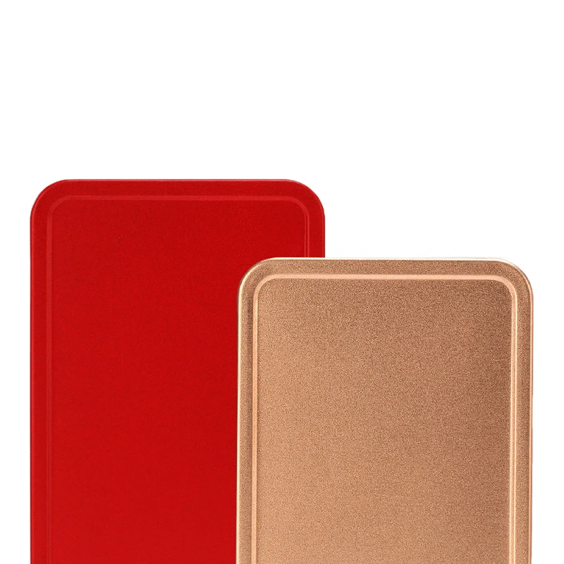 مستطيل علب الشاي صندوق تخزين معدني الحلوى مختومة علب مستطيل القصدير صناديق حاوية الشاي صندوق منظم صندوق بسكويت السكر