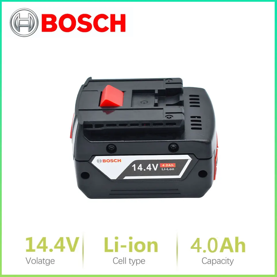 

Bosch 14.4V 4.0Ah Rechargeable Lithium Battery Pack, Suitable for Bosch Cordless Screwdriver BAT607, BAT607G, BAT614, BAT614G