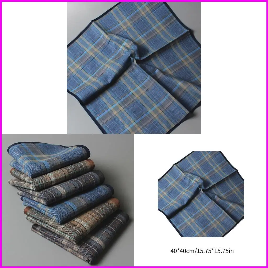 

Commercial Affairs Handkerchief for Male 40x40cm Wedding Party Pocket Square