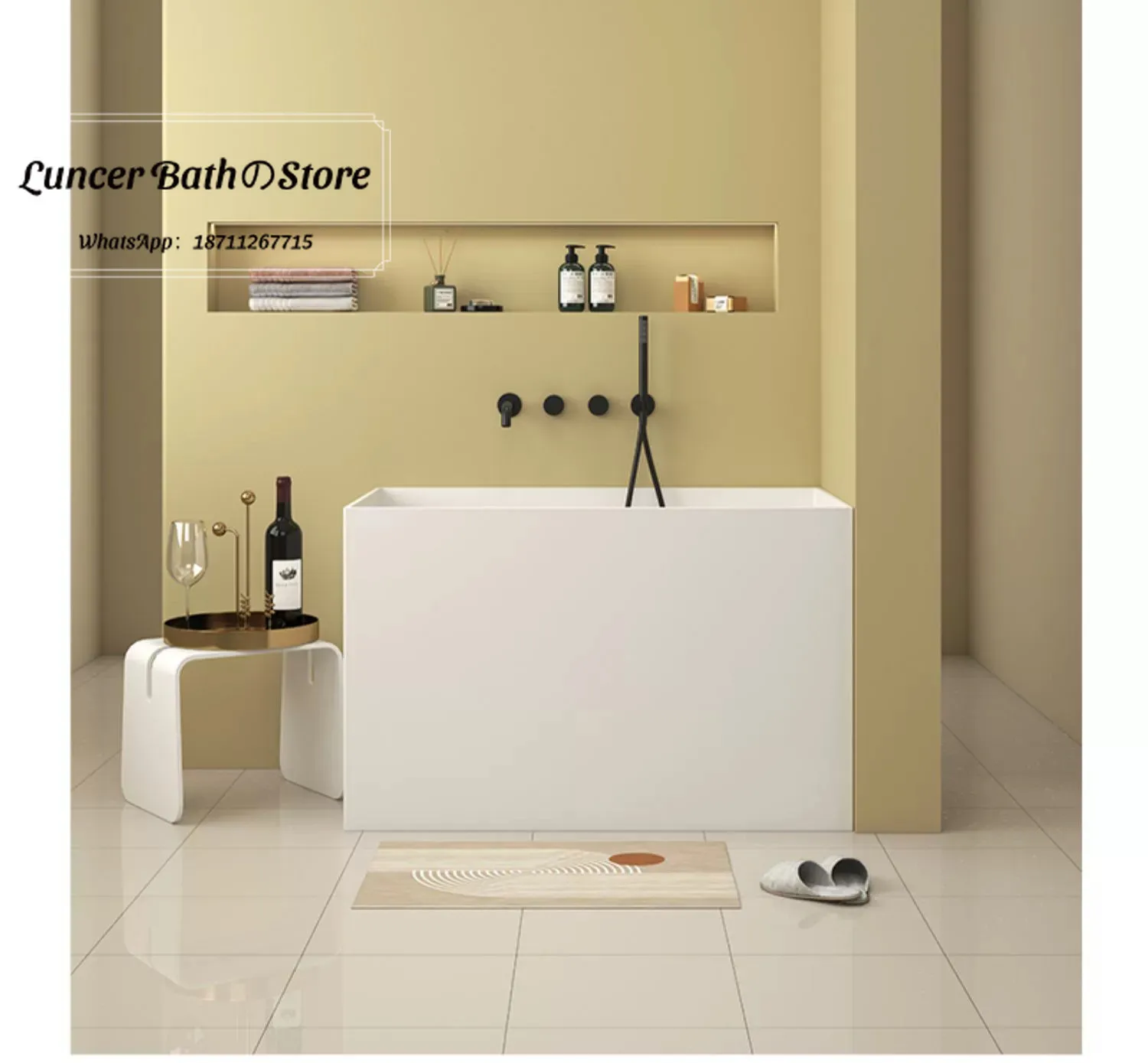 Small Bathroom Wall Mounted Sink, Curved Bulbous Deep Hand Wash Basin, Space Saving Balcony Wash Basin G211