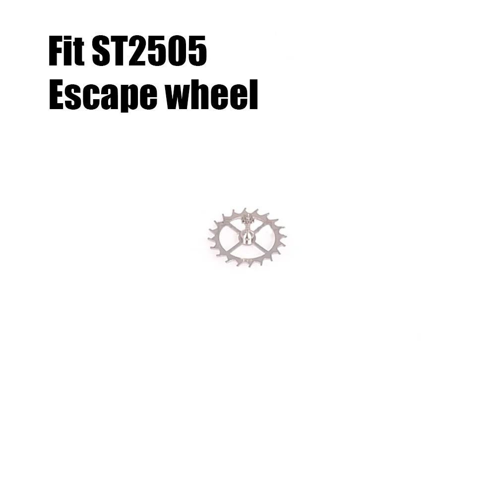 Watch Accessories Escape Wheel Suitable for ST2505 T25 Movement Horse Wheel Watch Repair Parts Lotus Wheel
