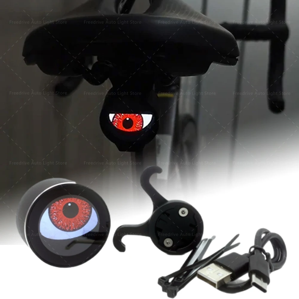 

Bicycle Tail Rear Light Saddle Seatpos Bicycle Rear Light Waterproof USB Cycling Tail Taillight Bike LED Lights Bike Accessories