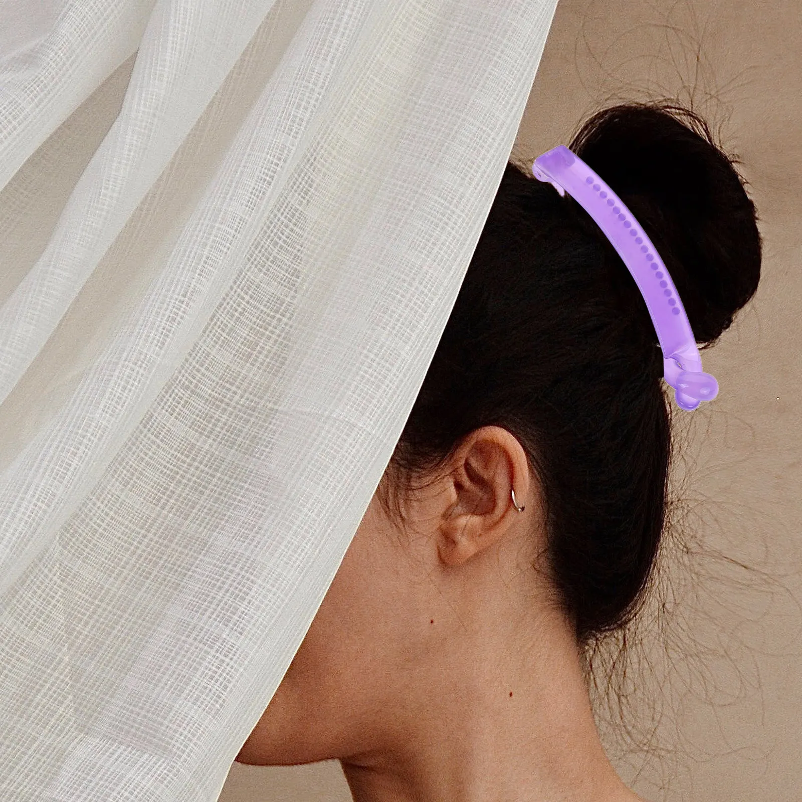 12Pcs Candy Tone Banana Claw Clips Women Hair Accessories Simple Fashionable Design Sturdy Locking Teeth for All Hair Types