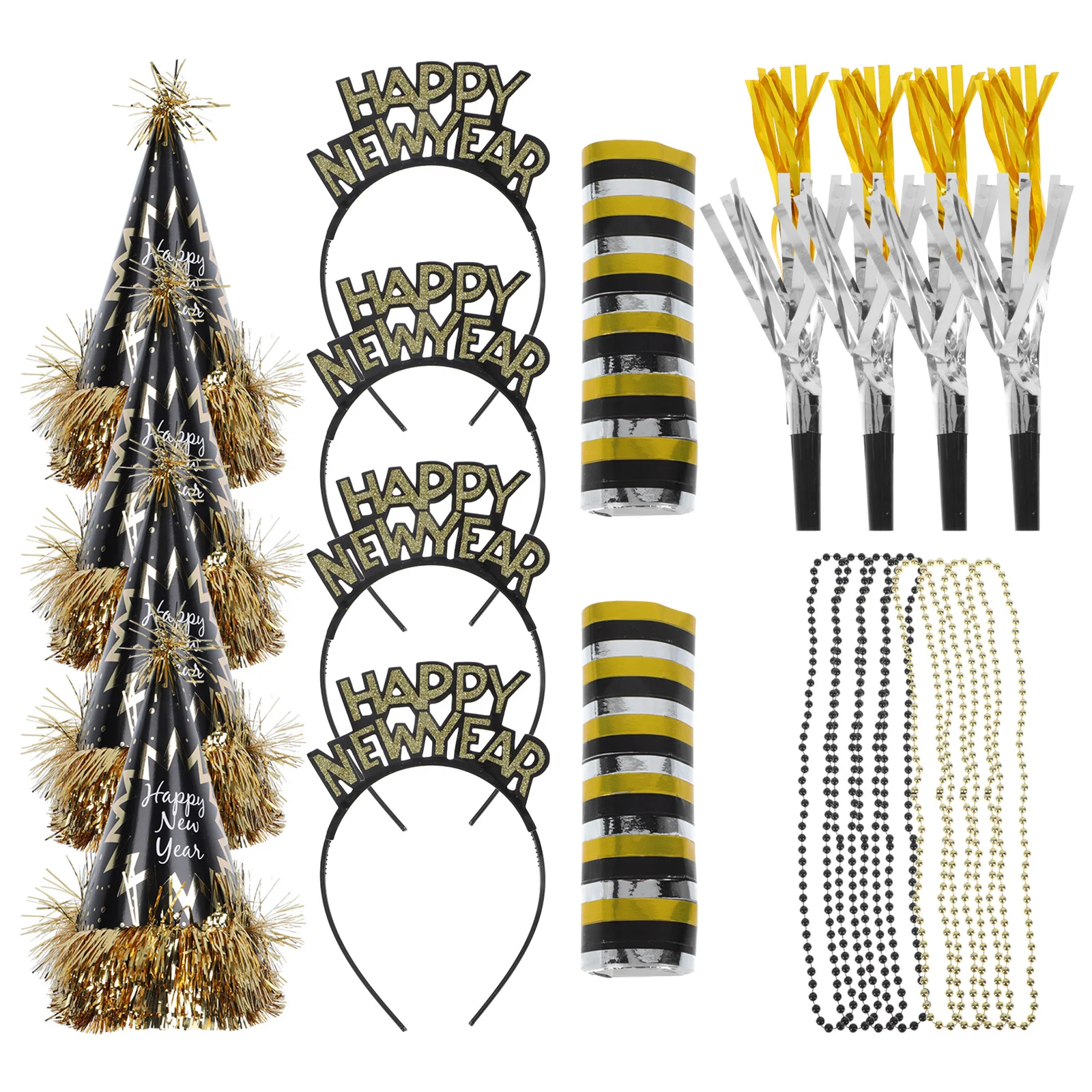 

1 Set New Year Party Hats Bead Chains Headdress Props Festive Decorations Celebration Festival Party Supplies Handheld Photo