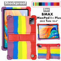 for BMAX MaxPad I11 Plus (new) T606 10.4 inch 2023 Tablet Case Super Shockproof Soft Silicone Protective Case Stand Cover