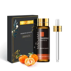 MAYJAM 10ML Aromatic Essences Oil Tangerine Cypress Ginger Vetiver Eucalyptus Vanilla Fragrance Oil for humidifier diffuser