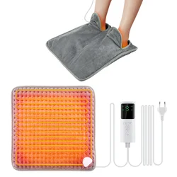 220V/110V Winter Heating Foot Mat Office Home Washable Electric Heating Foot Pad Warm Feet Heater Soft Portable Electric Heater