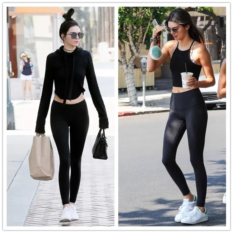 Yoga Leggings Women Fitness Leggings Running Cycling Pants Breathable Sports Leggings High Waist Summer Workout Gym Clothing👖👍