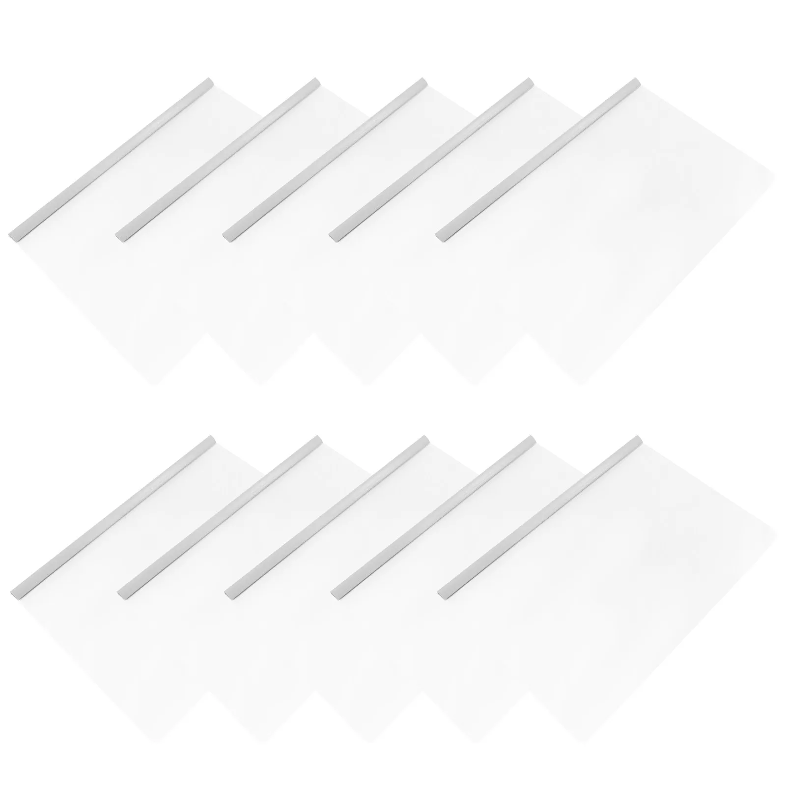 

10 шт. пластиковых папок формата А4 с прозрачными зажимами для тестов, отчетов, документов, органайзер для файлов