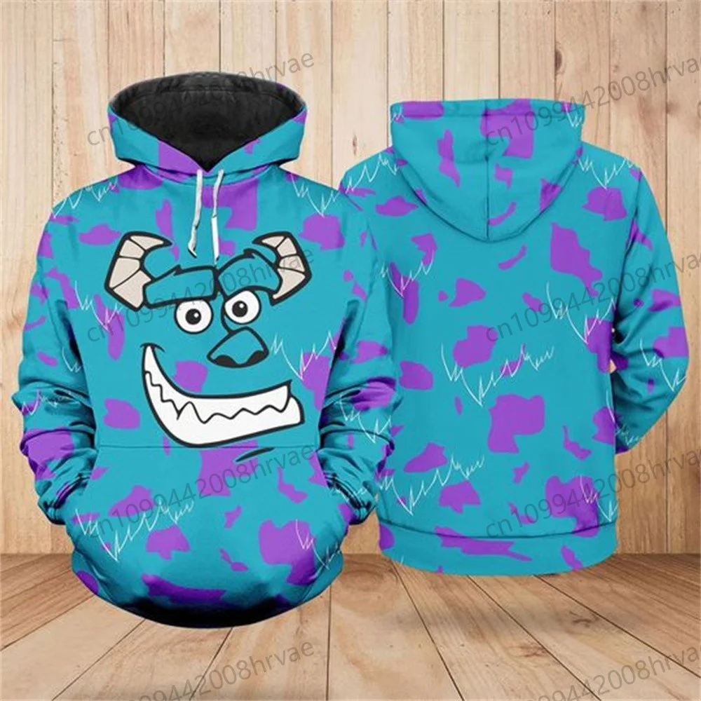 قمصان أزياء Monsters, Inc.، سترات جيمس بي سوليفان التأثيرية، بلوزات الهالوين ثلاثية الأبعاد للرجال والنساء، وقمصان الشخصيات #5