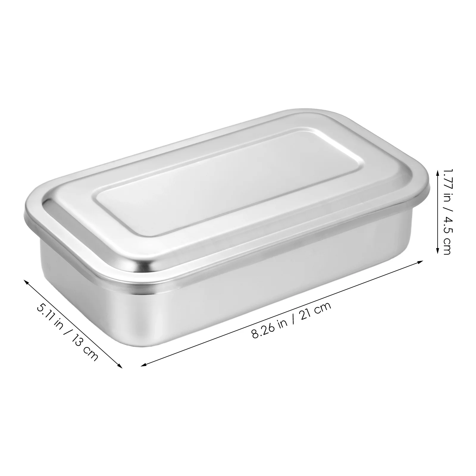 8 Inch Stainless Steel Instrument Tray Polished Finish Solid Durable Easy Clean Practical Surgical Dental Use Surgical Tray