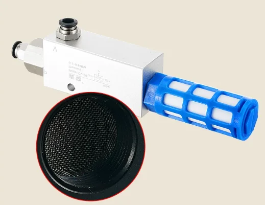 High Flow Vacuum Ejector CV-15HS Compact Negative Pressure Generator for Robotic Arms & Packaging Line Suction Applications