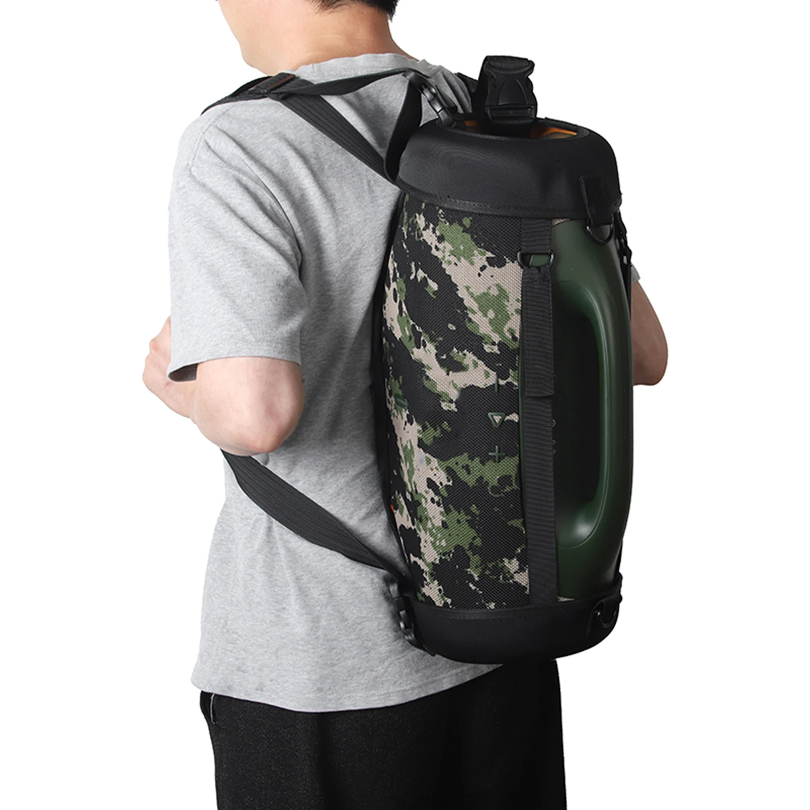 Für Boombox 4 EVA-Lautsprecher-Tragetasche mit 3 Schultergurten, wasserdichte Schutztasche für Outdoor-Picknicks – Detail 6