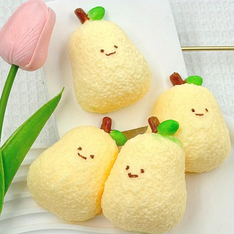 قطعة واحدة من لعبة ضغط الكمثرى المرنة الناعمة #4