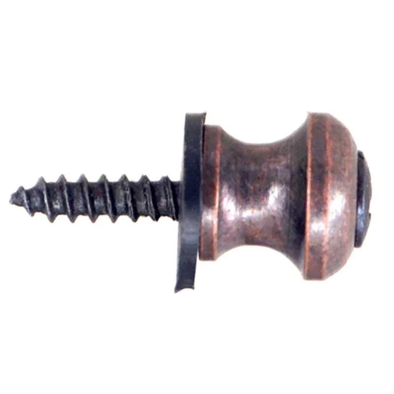 

A99I-Metal Guitar Button Electric Bass Strap Locking Pegs Ukulele Buckle Lock Pins Guitar Accessories Multi Color 12PCS