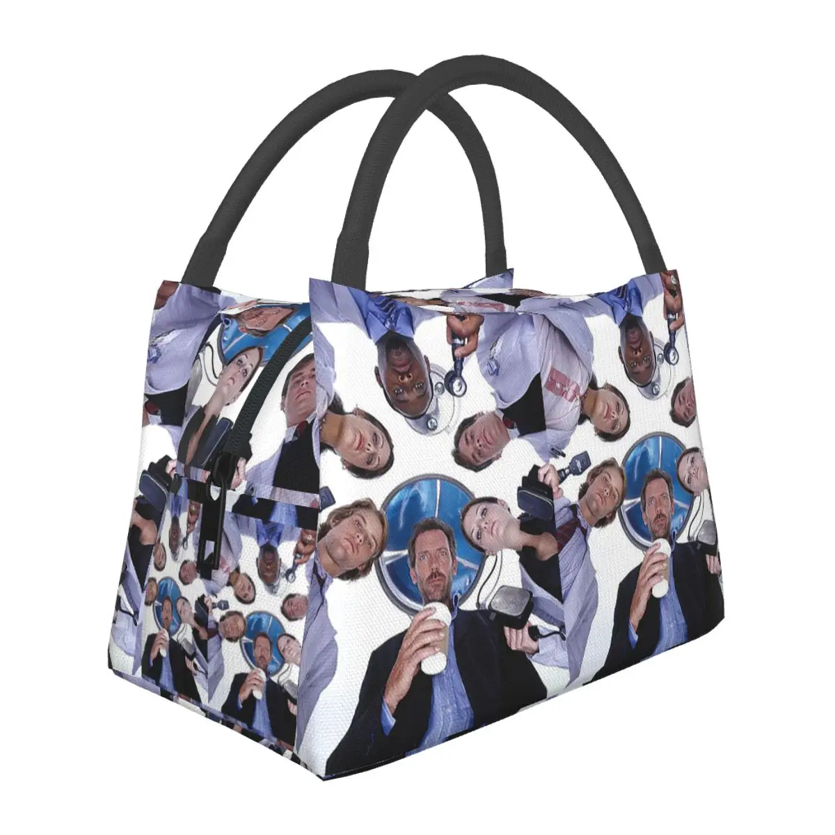 

House MD TV Show Insulated Lunch Bag for Women Picnic Storage Food Boxes Portable Container Cooler Thermal Lunch Box Tote