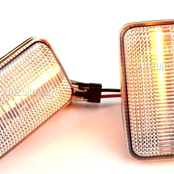 For Porsche 911(930 Type)911 Carrera 2/4 924/924S 944 959 968 Car Dynamic LED Side Turn Signal Marker Light Lamps Blinker