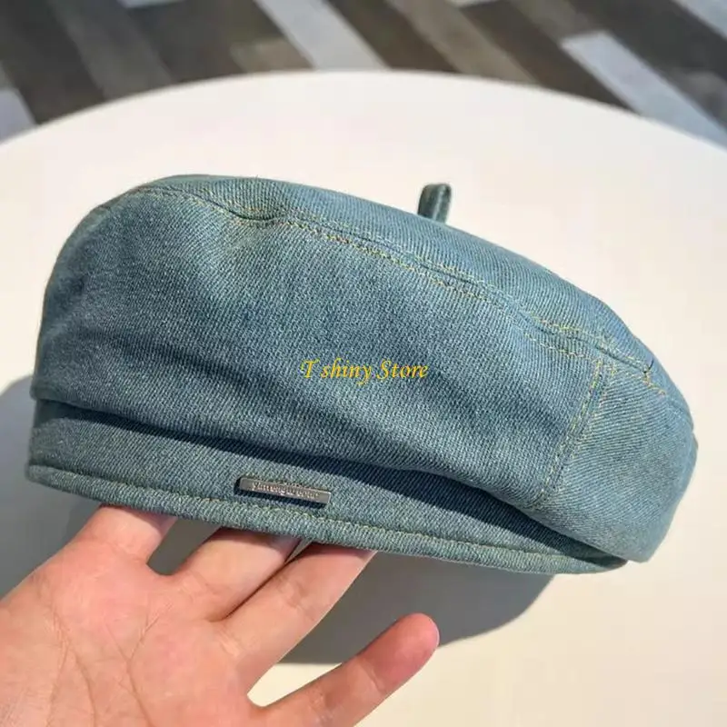 

N58F Soft Breathable Hat French Design Painter's Cap For Women Girl Photography
