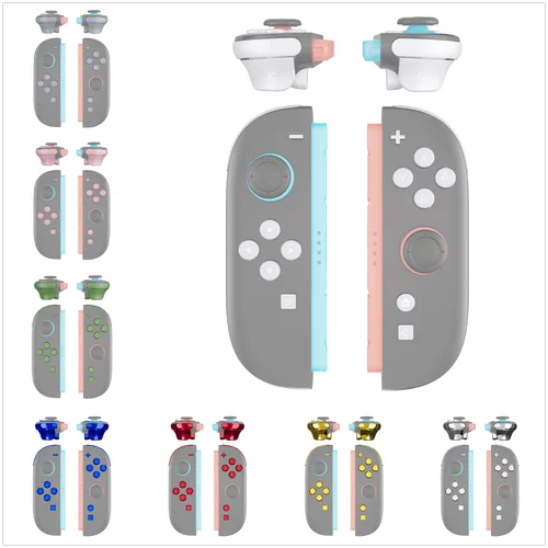 Imagen 1 del producto eXtremeRate Juego completo de botones de repuesto DIY para Joycon 2, ABXY, Dpad y C Botón de inicio y liberación y gatillo para Nintendo Switch 2