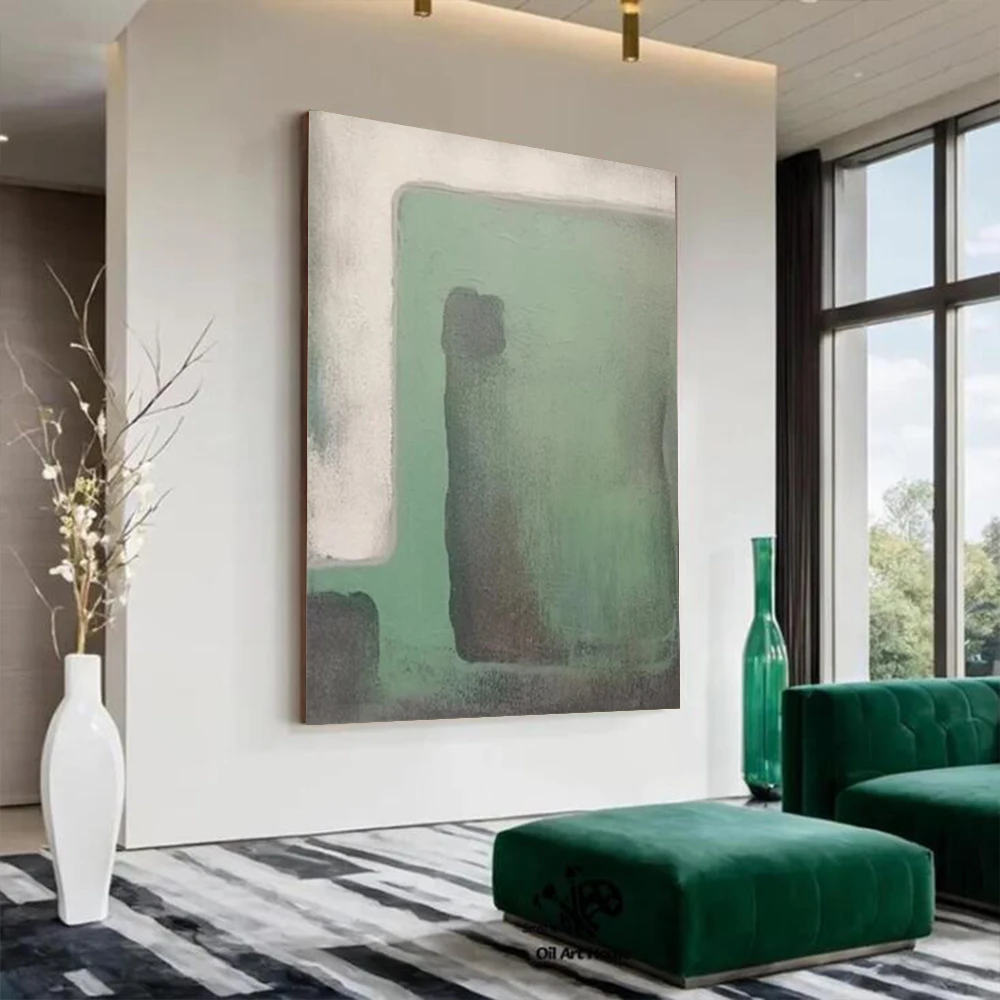 Modern Abstract Animalist Canvas Wall Art Acrylic Texture Seascape Picture Home Decor Living Room Modernist Painting