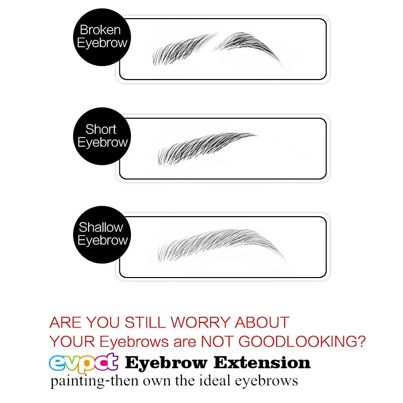 Eyebrow Pomade ยาวนานดูเป็นธรรมชาติกําหนด Smudge-proof Brows กําหนดธรรมชาติและ Full Brows กันน้ํา Brow Hair Bold
