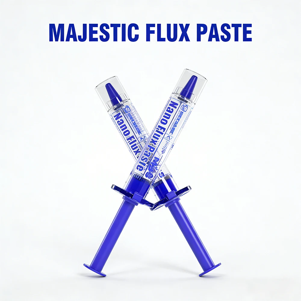 

10ml High Quality Syringe Solder Flux M53 Soldering Paste Low Fogging Good De-oxidizing for Motherboard Chip Repair Fluxing Tool