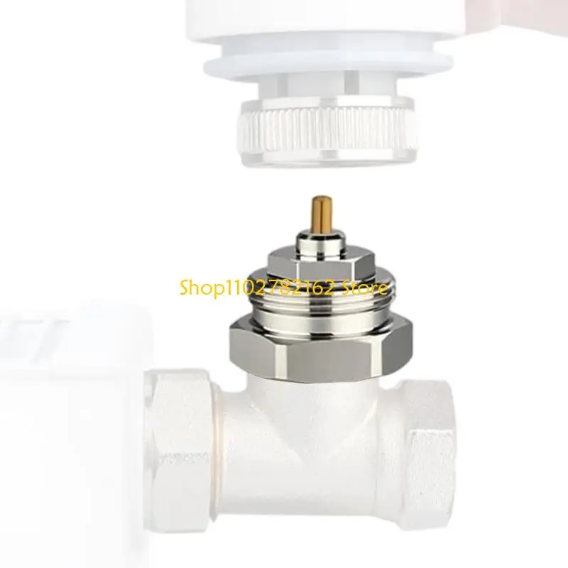 547B High Efficiency Brass Thermostatic Radiator Adapter for M30x1 0 to M30x1 5 Use