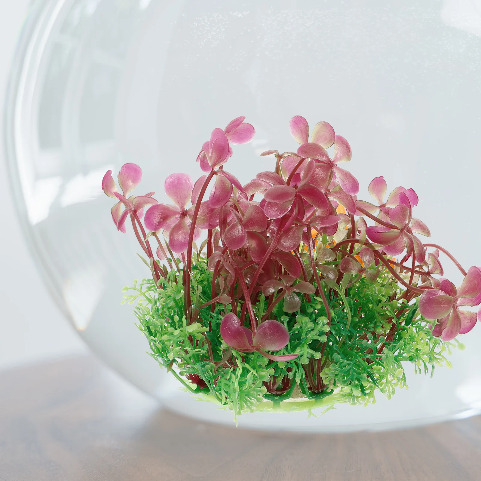 

Four Leaf Clover Decoration Green Faux Plants Fish Tank Aquarium CO63-H Realism Durable Plastic Decors Accessories Pets