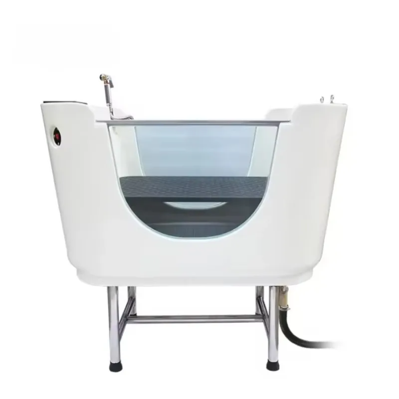 

Fiber-Reinforced Plastic Thermostatic Dog Grooming Tub with Ozone Bubbles & Massage for Dogs & Cats