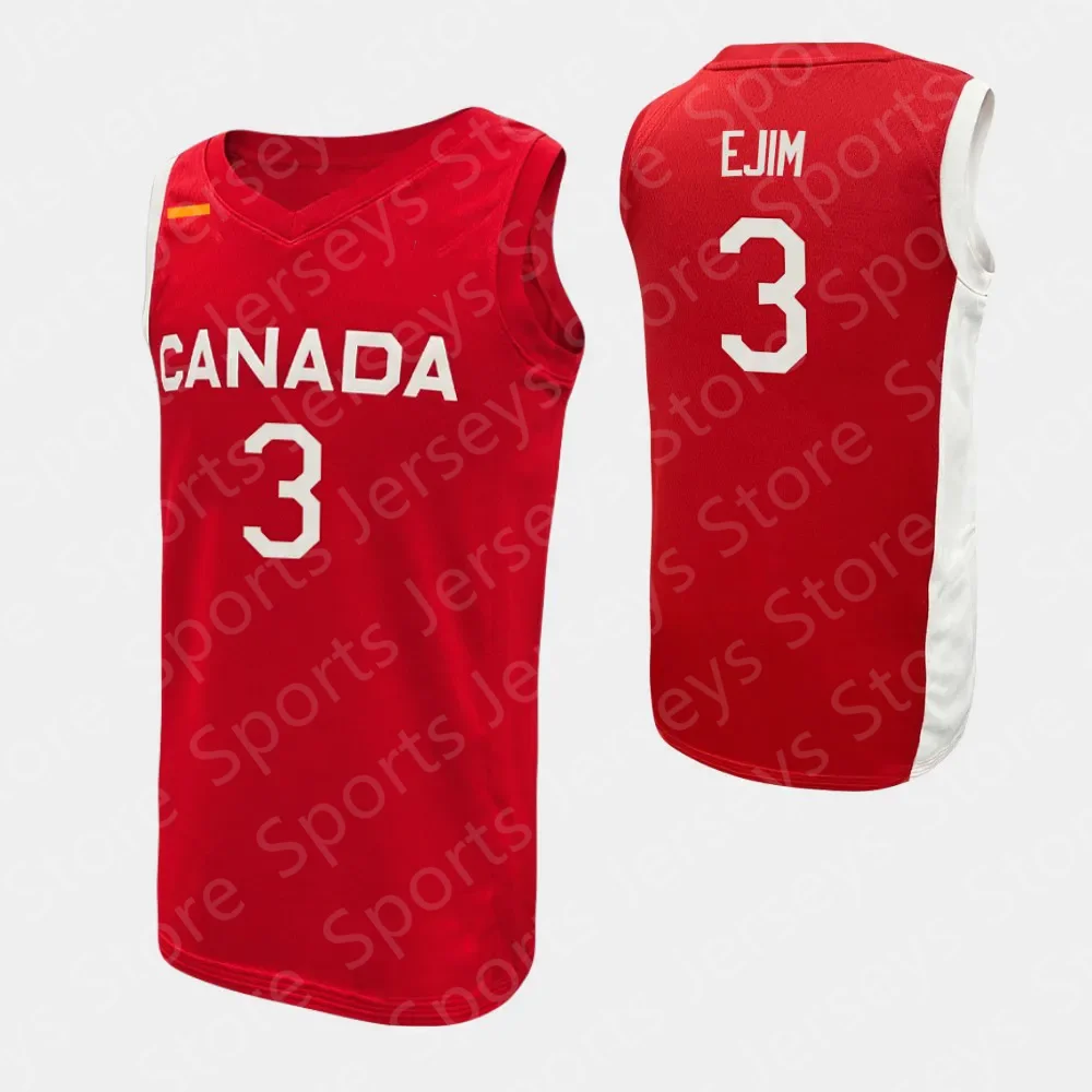 2024 New Canadian Basketball Canadian Basketball Jersey Men\'s/Boys Summer Basketball Training Vest Fan Special Kit