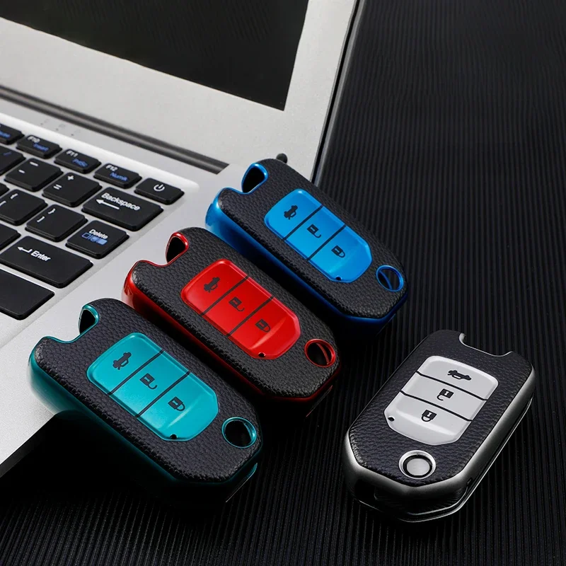 TPU Car Key Case Covers Shell for Honda Civic Accord City CR-V Jazz XR-V Vezel HR-V FRV Crider Odyssey Accessories