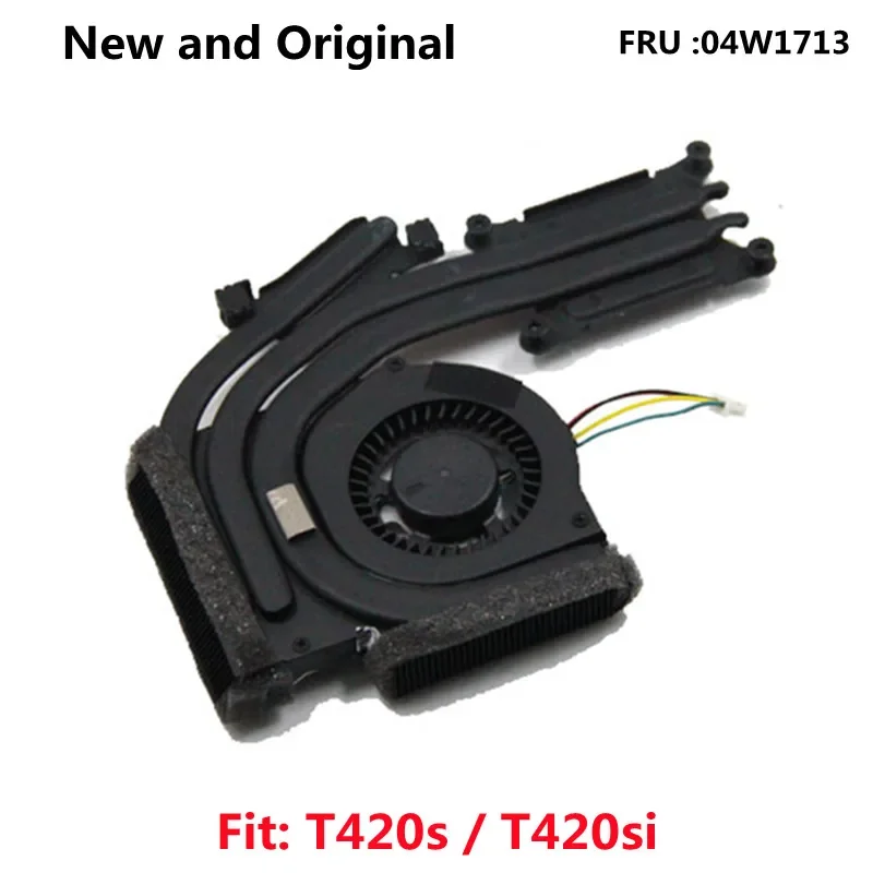 New Original ASM CPU cooling fan heatsink radiator cooler for Lenovo ThinkPad T420s t420si laptop fr: 04w1713 04w0417