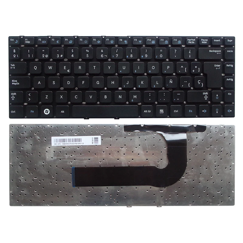 New Black Frameless Spanish Full size Keyboard for Samsung RV/NPRV Series SP NPRV411 RV411 NP RV409 RV420 RV415