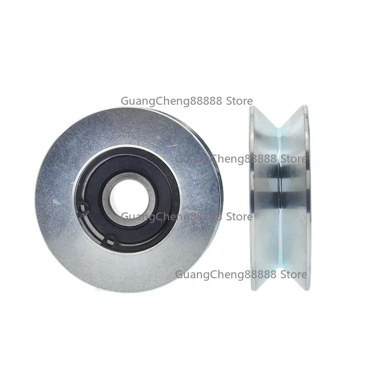 2Pcs 20 * 68 * 22V/Ladder Groove Metal Non-Standard Integrated Bearing Pulley Bearing Steel Wire Passing Belt Groove Pulley
